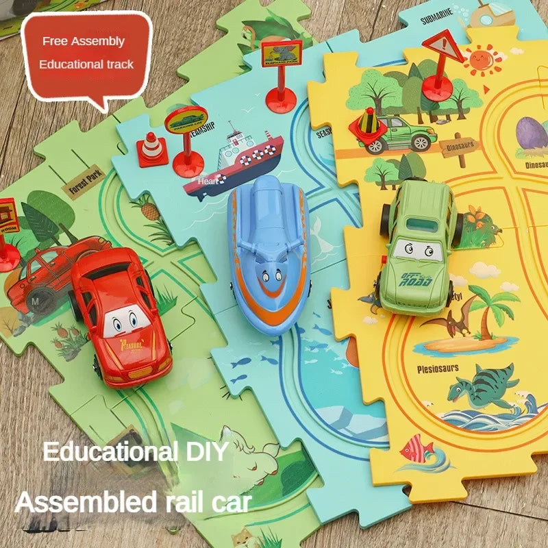 Probezon™️ Racer Car Track Puzzle Toy