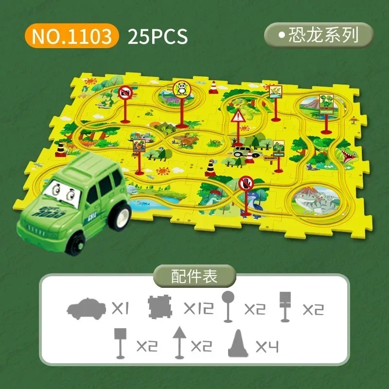 Probezon™️ Racer Car Track Puzzle Toy