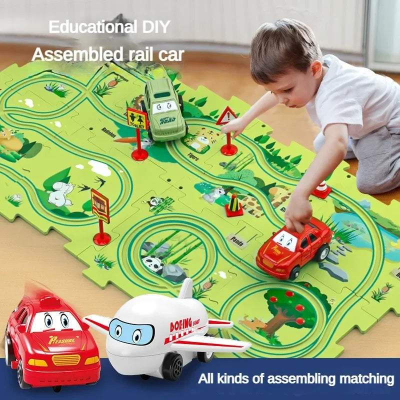 Probezon™️ Racer Car Track Puzzle Toy