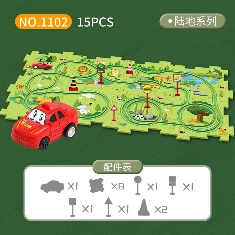 Probezon™️ Racer Car Track Puzzle Toy