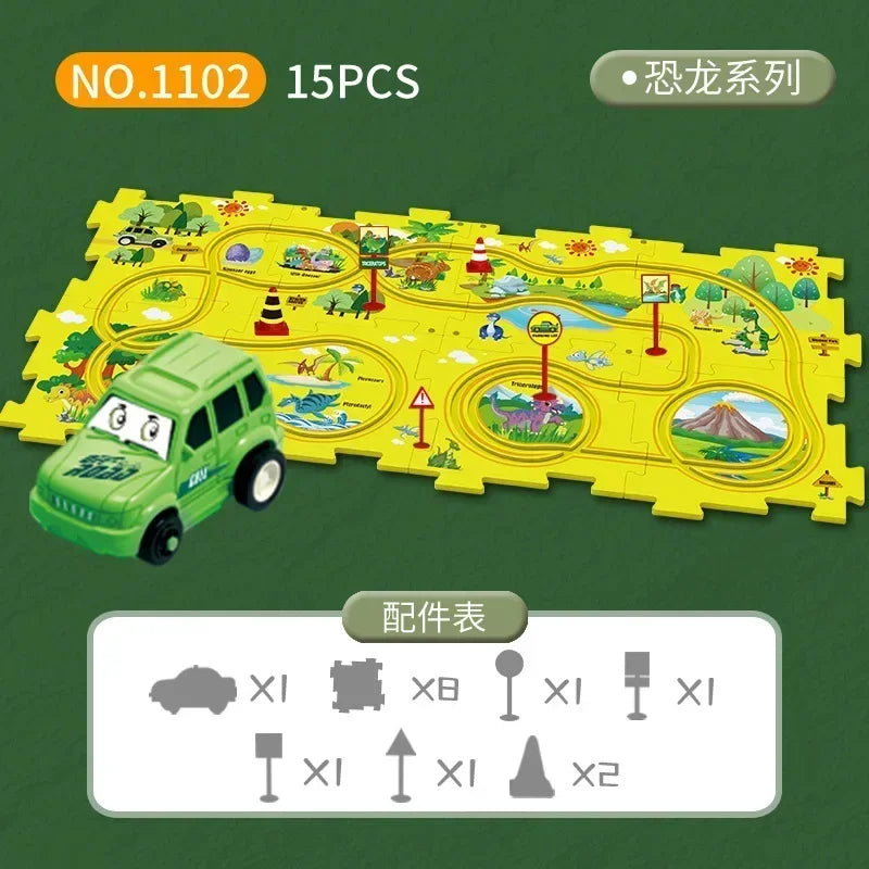 Probezon™️ Racer Car Track Puzzle Toy