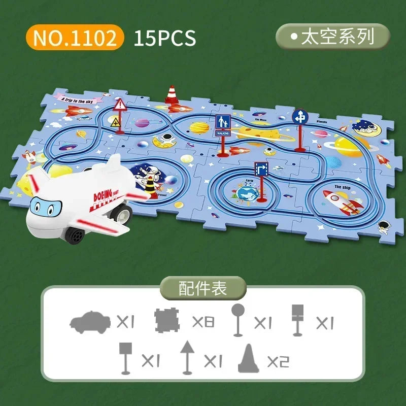 Probezon™️ Racer Car Track Puzzle Toy