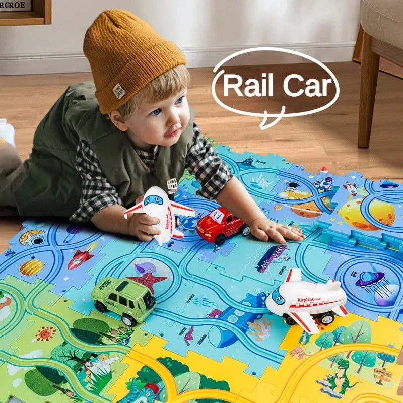 Probezon™️ Racer Car Track Puzzle Toy