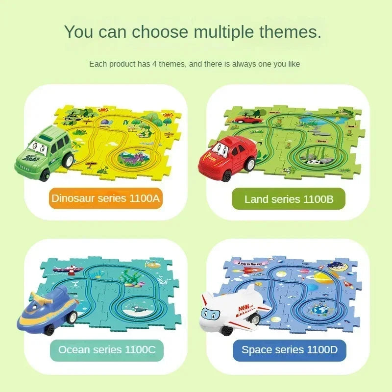 Probezon™️ Racer Car Track Puzzle Toy