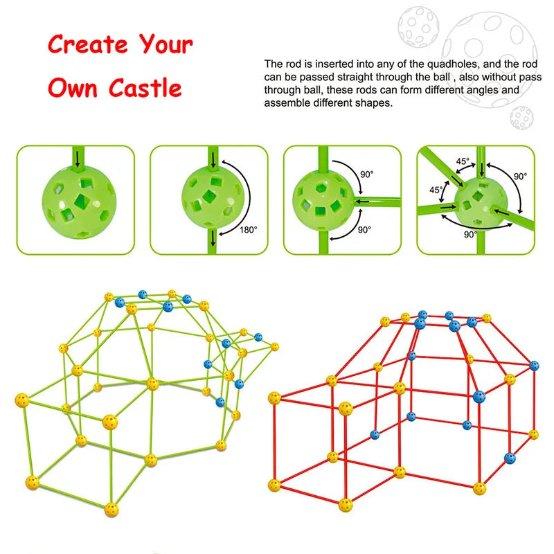 Ultimate Kids Fort Building Kit