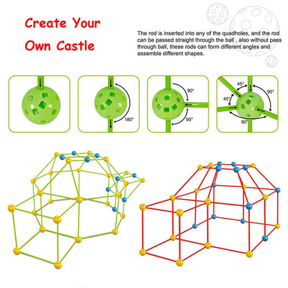 Ultimate Kids Fort Building Kit