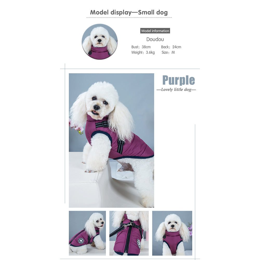 PupParkas Winter Jacket with Harness