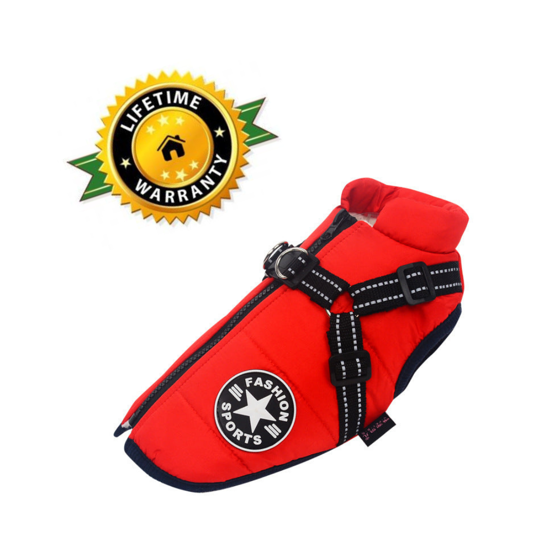 PupParkas Winter Jacket with Harness