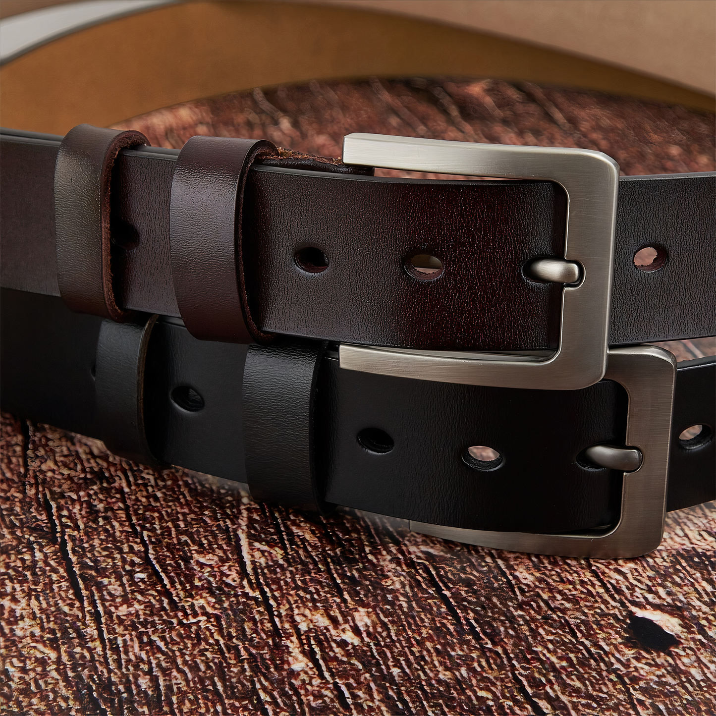 Engraved Personalized Leather Belt